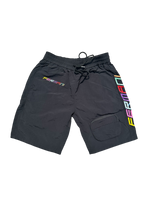 Black Nylon Fermani Shorts
